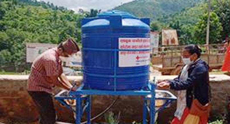 नेपाल रेडक्रस सोसाइटीद्धारा दार्मा गाउँपालिकालाई सामाग्री हस्तान्तरण