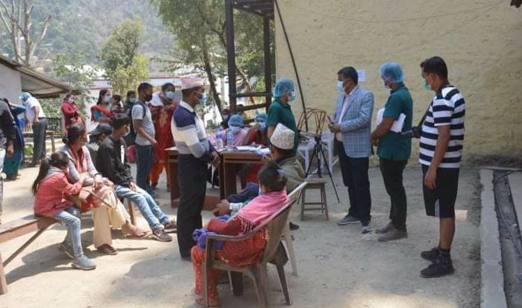 सल्यानका दार्मा र कपुरकोटमा अपांगता भएका वालवालिका पहिचान गर्दै शिविर सम्पन्न
