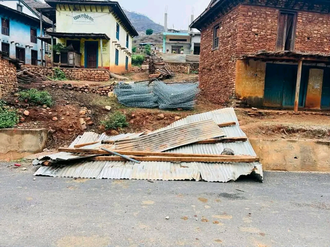 हावाहुरीले निजि तथा सार्वजनिक संरचना ठूलो क्षति